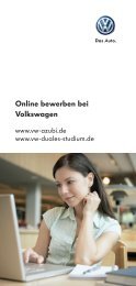 Online bewerben bei Volkswagen (PDF; 1,8MB)