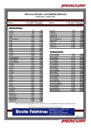 Mercury Viertakt- und OptiMax Preisliste 2011 1 - Boote Feichtner