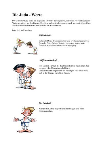 Die Judo - Werte - Seminar Schule