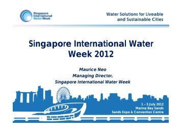 Singapore International Water Week 2012