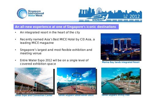 Singapore International Water Week 2012