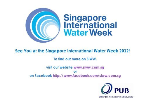 Singapore International Water Week 2012