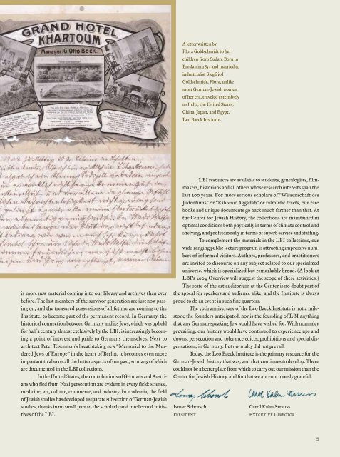 Annual Report - Center for Jewish History