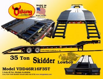 V 35 Ton Skidder Lowboy