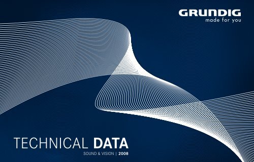 TECHNICAL DATA - Grundig