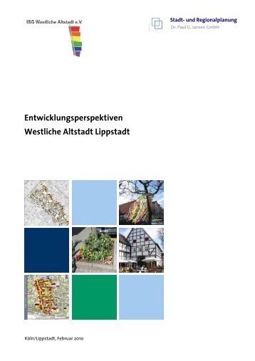 Entwicklungsperspektiven Westliche Altstadt Lippstadt