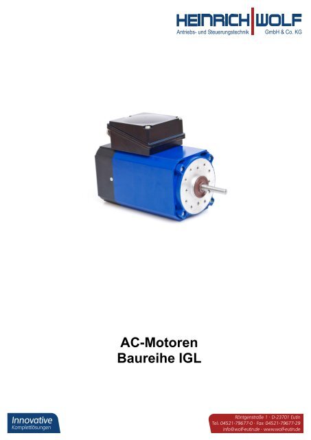 AC-Motoren Baureihe IGL