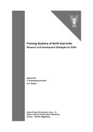 Farming Systems Approach - ICAR, Zonal Project Directorate (Zone-III)