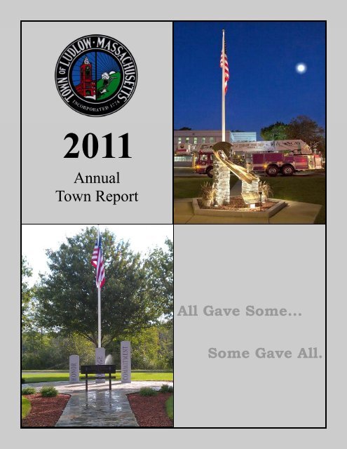 2011 Town Report - Town of Ludlow