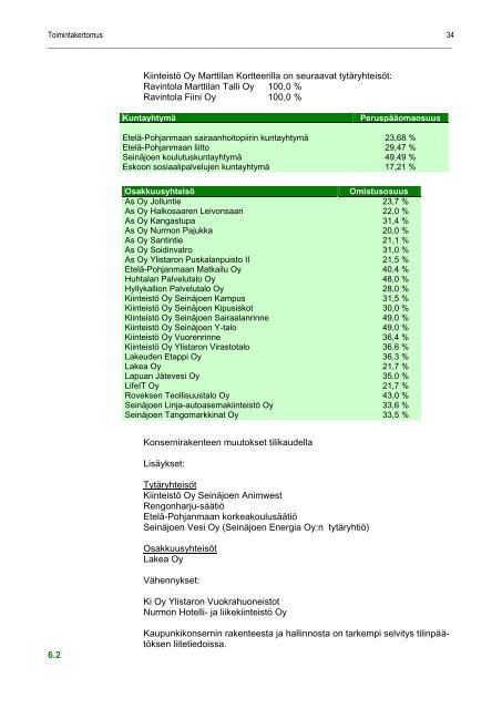 TilinpÃ¤Ã¤tÃ¶s 2011 - SeinÃ¤joki