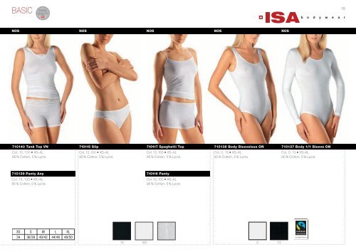 marketingunterstützung nach mass - ISA Bodywear