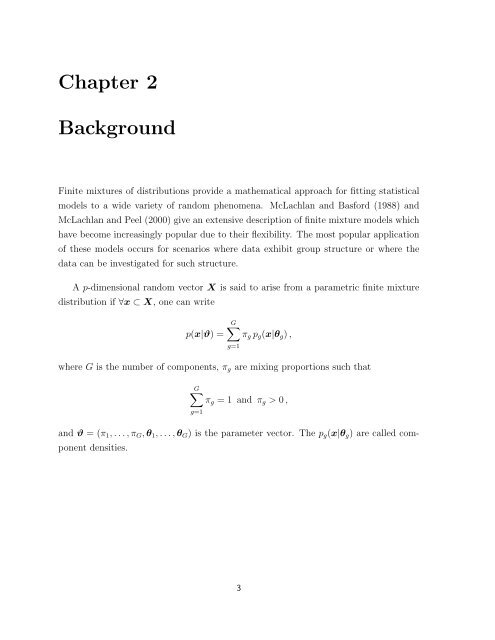 Dimension Reduction for Model-based Clustering via Mixtures of ...