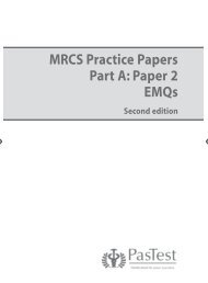 MRCS Practice Papers Part A: Paper 2 EMQs - PasTest