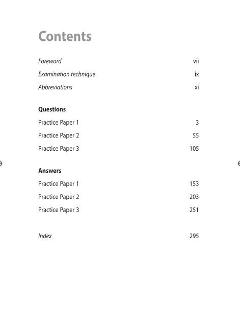 MRCS Practice Papers Part A: Paper 2 EMQs - PasTest