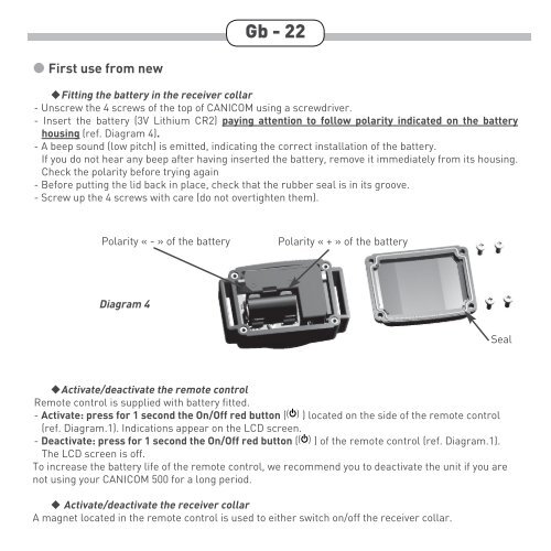 Guide d'utilisation Fr - 3 User's guide Gb - 19 Manual de ... - Num'Axes