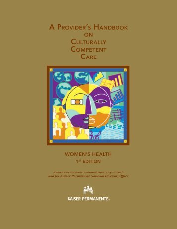 a provider's handbook on culturally competent care - Massachusetts ...