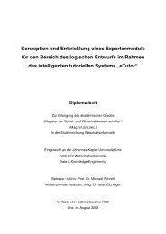 Konzeption und Entwicklung eines Expertenmoduls fÃ¼r den Bereich ...