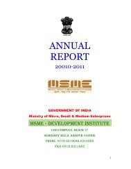 Annual Report 2010-2011 - MSME-DI Nagpur