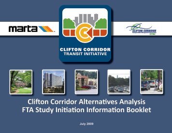 Clifton Corridor Alternatives Analysis  FTA Study Initiation ... - Marta