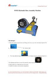 FS92S Hose Crimping Machine Introduce - Fivestar Tools Co., Ltd