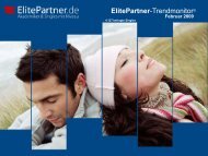 ElitePartner-Trendmonitor Â© Februar 2009 - ElitePartner-Akademie