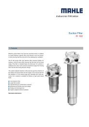 Suction Filter Pi 160 - Clark Reliance