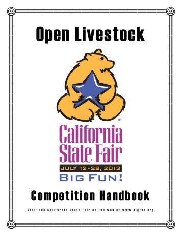 Open Livestock - California State Fair