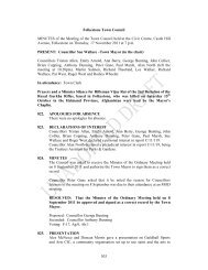 17 November - Draft Minutes - Folkestone Town Council