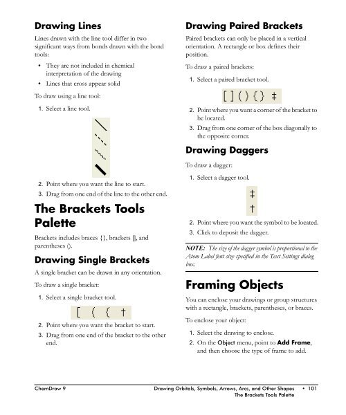 ChemDraw User's Manual - CambridgeSoft