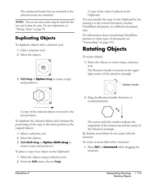 ChemDraw User's Manual - CambridgeSoft