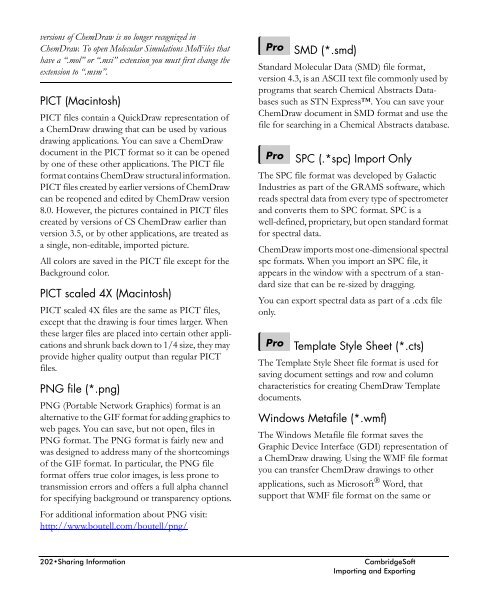 ChemDraw User's Manual - CambridgeSoft