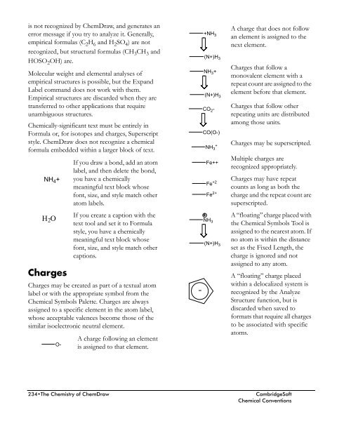 ChemDraw User's Manual - CambridgeSoft