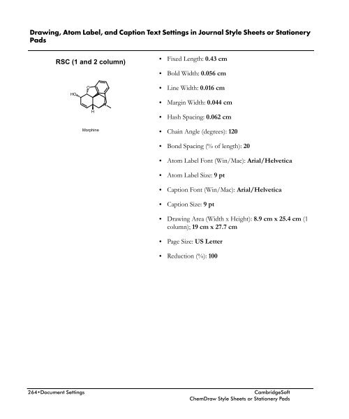 ChemDraw User's Manual - CambridgeSoft