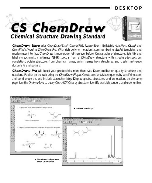 ChemDraw User's Manual - CambridgeSoft