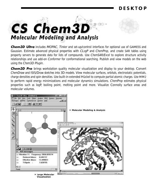 ChemDraw User's Manual - CambridgeSoft