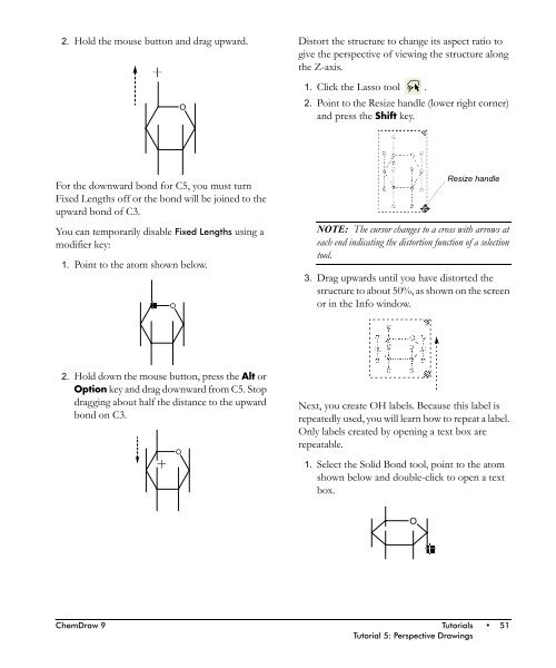 ChemDraw User's Manual - CambridgeSoft