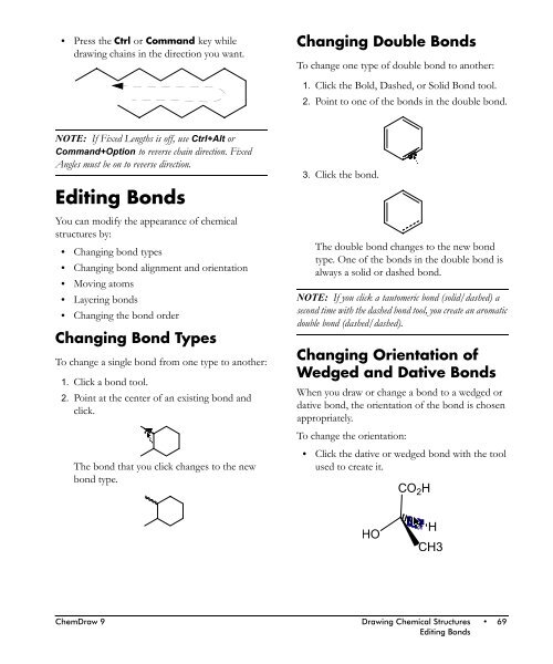 ChemDraw User's Manual - CambridgeSoft