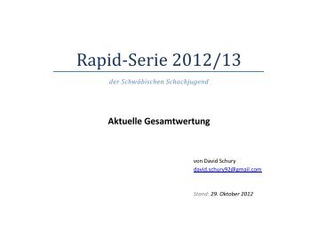 Schwäbische Rapid-Serie 2012/13 - Schachverband Schwaben
