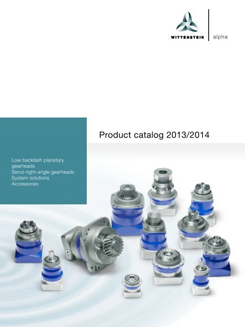 Product catalog 2013/2014 - WITTENSTEIN alpha