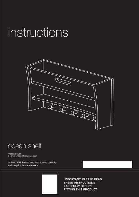 Mamas and papas ocean furniture deals