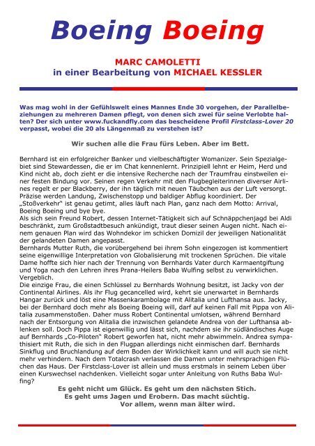 Boeing Boeing Infos (PDF) - Michael Kessler