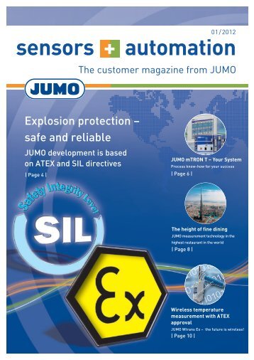 sensors + automation - Jumo GmbH & Co. KG