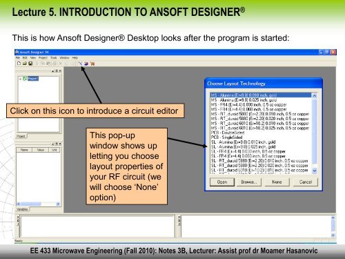 INTRODUCTION TO ANSOFT DESIGNERÃ‚Â®