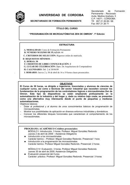 Descargar pdf - Universidad de CÃ³rdoba
