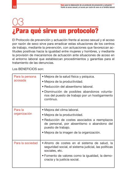 un protocolo de prevención y actuación frente al acoso ... - CCOO