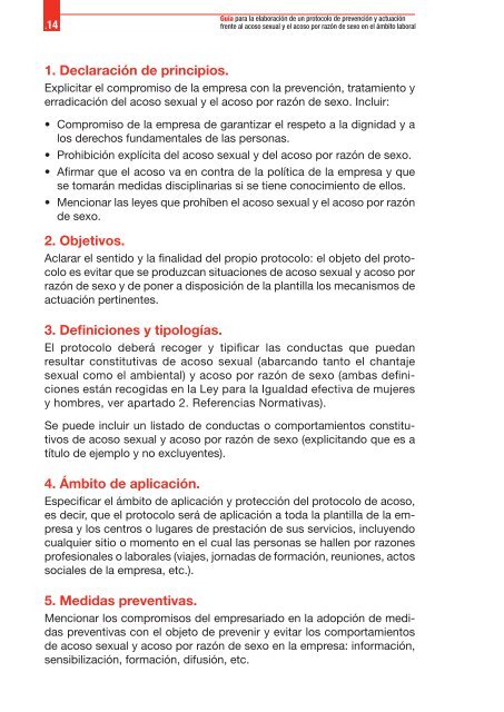 un protocolo de prevención y actuación frente al acoso ... - CCOO