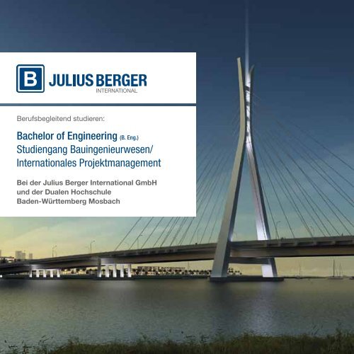Bachelor of Engineering (B. Eng.) Studiengang Bauingenieurwesen ...
