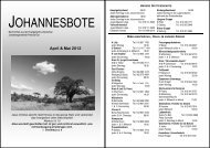 aussenblatt april mai 2012.pub - Johannesgemeinde Pretoria-Ost