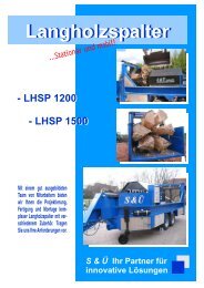 LHSP 1500 - S&Ü Hydraulik und Maschinenbau GmbH