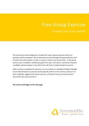 Group Exercise Instructions PDF - Aptitude Test